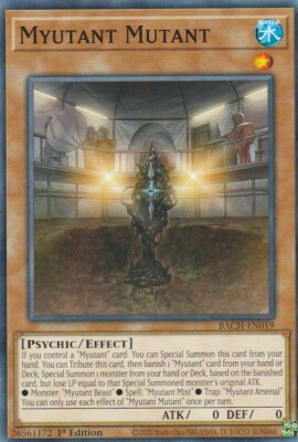 mutant cards yugioh Myutant M-05 - PHRA-EN084 - Ultra Rare Phantom Rage Card type Para Mutant - Yugipedia