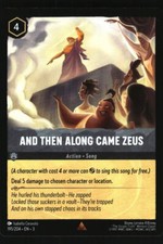 And Then Along Came Zeus #195 Prices | Lorcana Into the Inklands