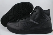REEBOK ROYAL BB4500 H2 HIGH HI WIDE E BLACK/GRAY CLASSIC BASKETBALL LEATHER MENS