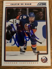 2012-13 Score Calvin De Haan Auto Islanders