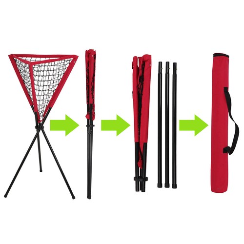 7'×7'/5'×5' Baseball Softball Net Practice Hitting Training Net with Carry Bag - Picture 20 of 38