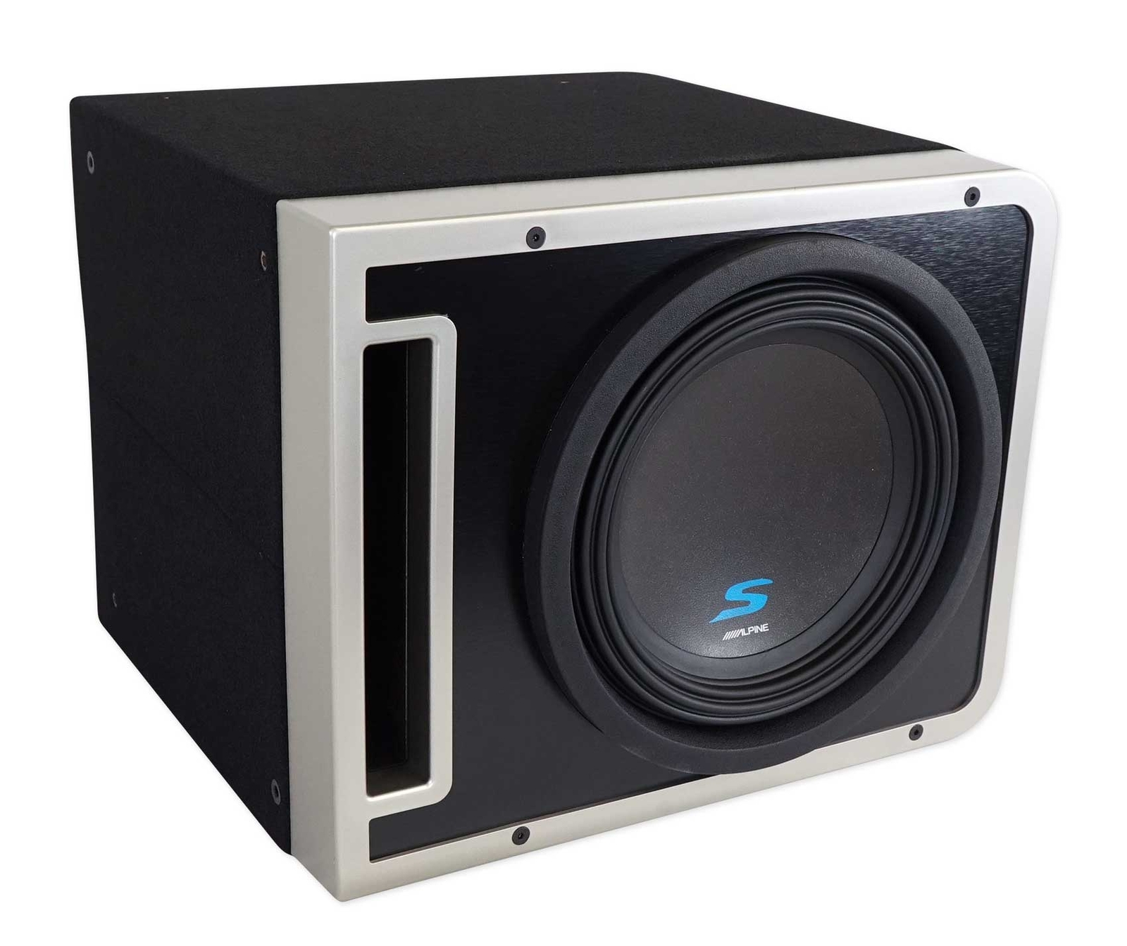 Сабвуфер Alpine S-SB10V мощностью 10 600 Вт S-W10D4 Портированный корпус сабвуфера 35690₽