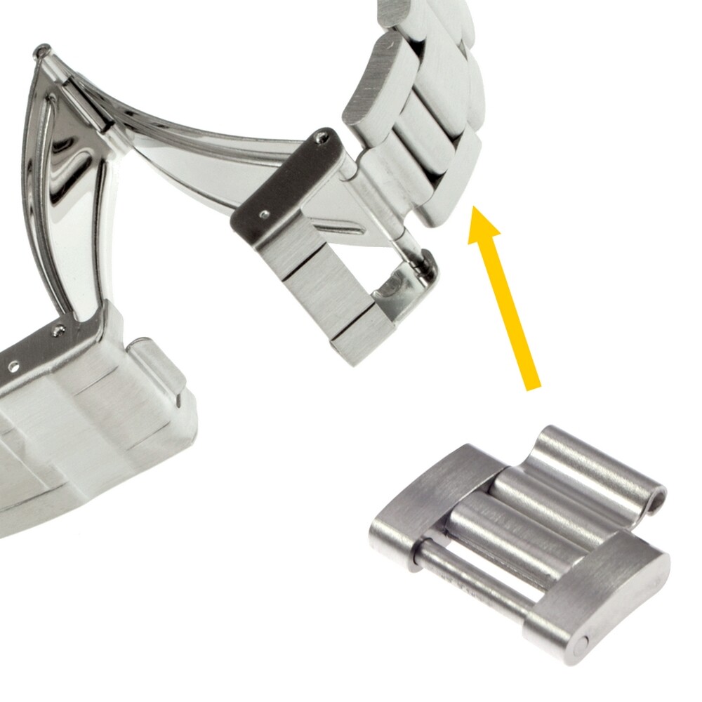 Endpieces 15,5 mm 6 o'clock for clasp attachment, RLX Oyster