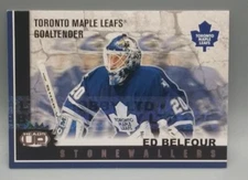 Ed Belfour 2004 Pacific Heads Up Stonewallers Hobby LTD /199 Toronto Maple Leafs