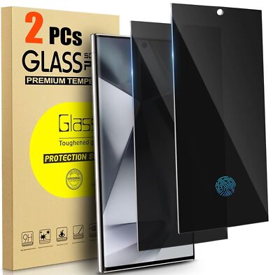 2x Panzerfolie Blickschutz Sicht Glas für Samsung Galaxy S26 S25 S24 S23 Ultra