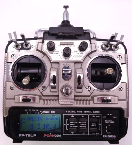 FUTABA FF8 T8UP 8 KANAL SENDER 35MHZ IDEAL 2,4GHZ CONVERSION MODE 2