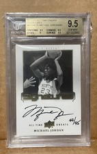 2013 UD All Time Greats Auto #ATGMJ15 MICHAEL JORDAN /45 BGS 9.5