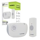 LLOYTRON MIP3 Doorbell Kit with Battery Operated Chime Receiver and Bell Push