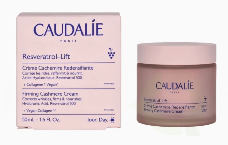 Caudalie Resveratrol-Lift Firming Cashmere Cream 50ml ( DAY ) - NEW & FREE POST