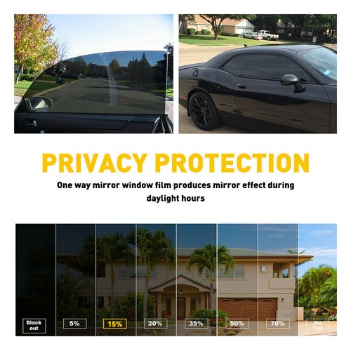 15% VLT Uncut Roll Window Tint Film20" x 10'ft Feet Car Home Office Glass 3M - Picture 7 of 13