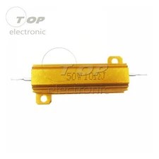 10 Ohm 50W Watt Shell Power Aluminum Housed Case Wirewound Resistor