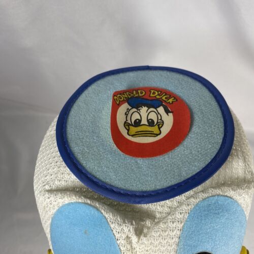 Vintage Disney Donald Duck Squeaky Beak Mesh Baseball Hat Cap 70s 80s - Picture 2 of 8