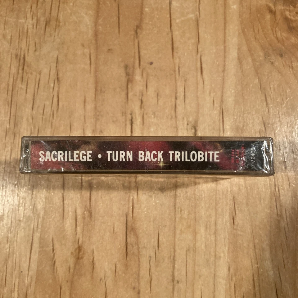 Sacrilege ‎- Turn Back Trilobite  CASSETTE TAPE 1st US issue SEALED candlemass - Image 3 of 3