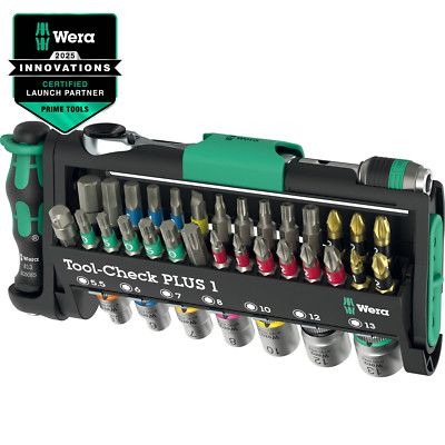 Wera Tool-Check PLUS 1, 39-teiliges Steckschlüssel-Knarren- & Bit-Satz - 049055