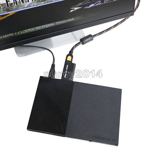 PS2 to HDMI Audio Video AV Adapter Converter w/3.5mm Audio Output for HDTV - Picture 4 of 5