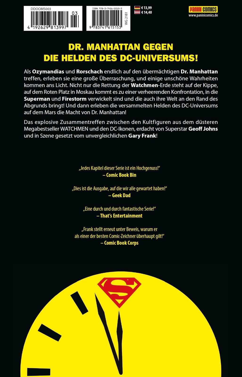 Thumbnail - Geoff Johns / Doomsday Clock. Bd.3 / 9783741615153