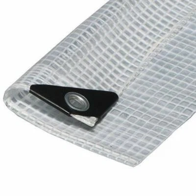 DAY STAR SHADES 14 MIL Clear Tarp Premium Sun Shade Tarp Extra Heavy Duty Canopy Top 3 Ply 6oz