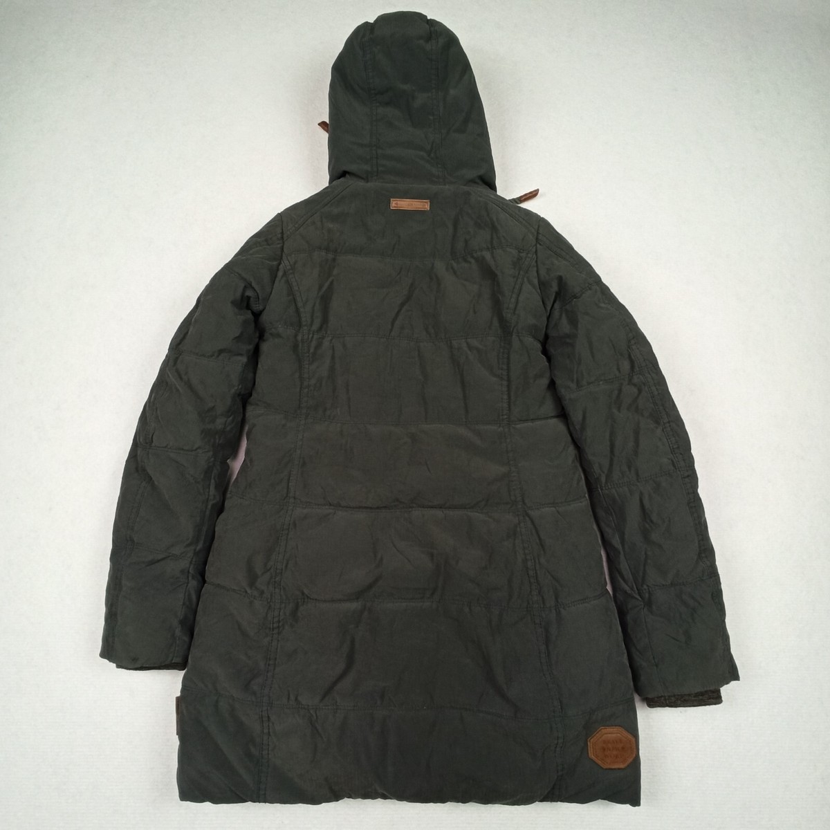 Naketano Femmes Doudoune Taille S VERT Parka Doublure Polaire Manteau Hiver