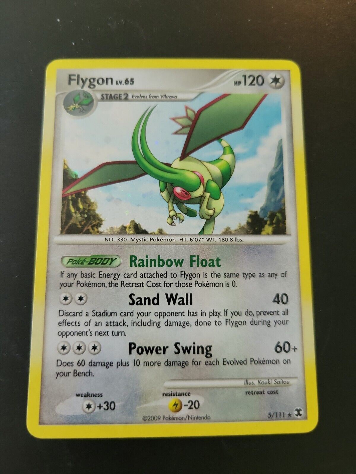 Pokemon Card Rising Rivals 2009 - Flygon 5/111 Holo