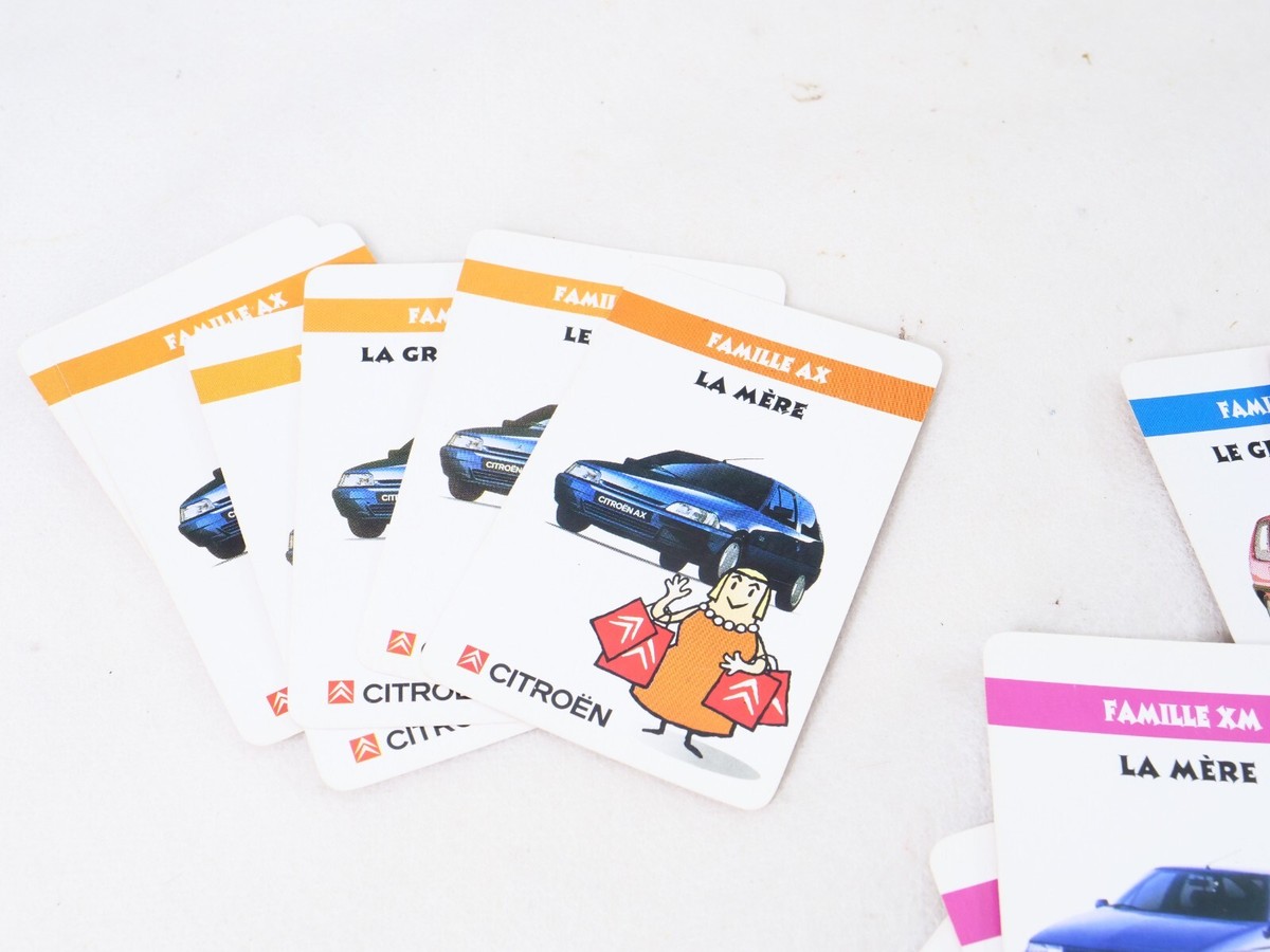 Spiel 7 Familien Citroën AX ZX Evasion Xantia XM Saxo