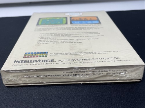 NEW IN BOX SEALED NOS Intellivision #3883 INTELLIVOICE BOMB SQUAD It Talks! 1982 - Picture 18 of 18