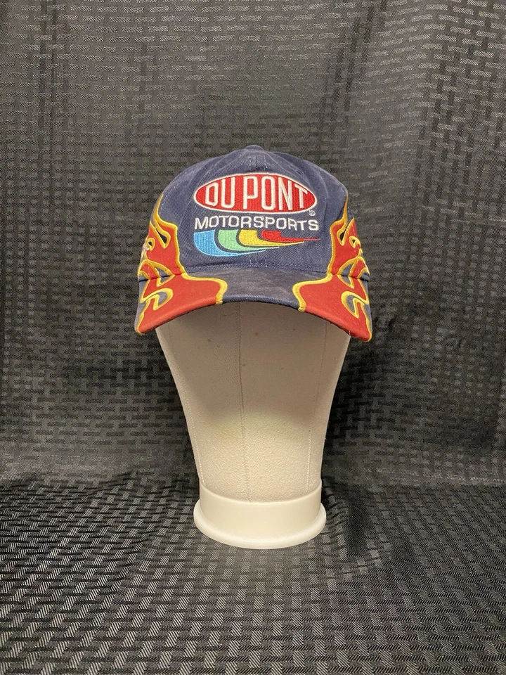 Vintage Jeff Gordon DuPont Motorsports NASCAR Baseball Hat 24 Hendrick - Image 2 of 4