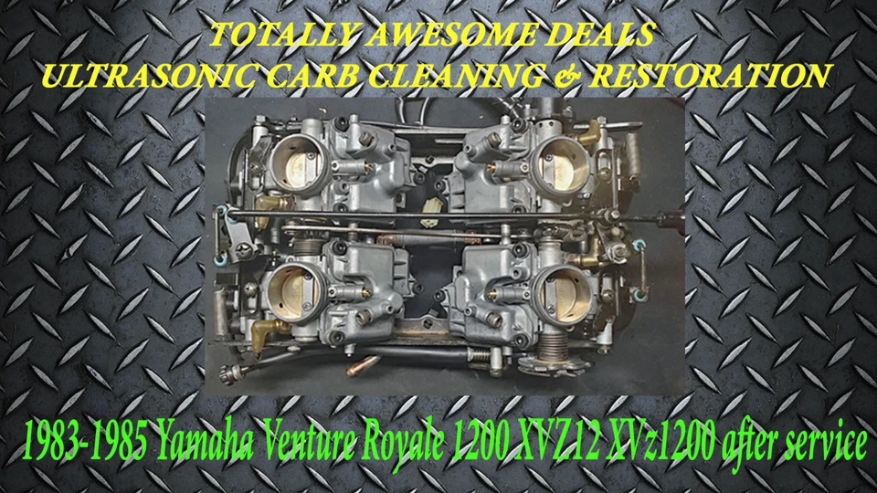 Servicio de reconstrucción de carburador de limpieza de carburadores 83-85 Yamaha Venture Royale XVZ12 1200 Foto 2 de 2