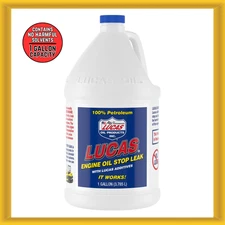 Lucas Oil 1 Gallon Engine Oil Additives Stop Leak 100% Petroleum (PACK OF 1) NEW