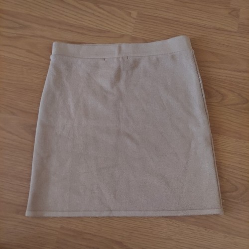 Forever 21 Beige Knit Mini Skirt Sz Small - Picture 4 of 8