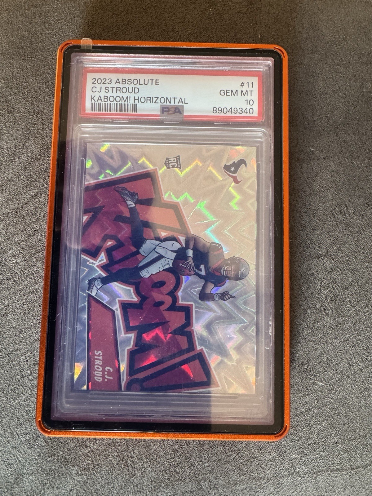 CJ Stroud Panini Absolute Kaboom! Horizontal #11 Base