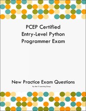 PCEP Certified Entry-Level Python Programmer Exam Questions