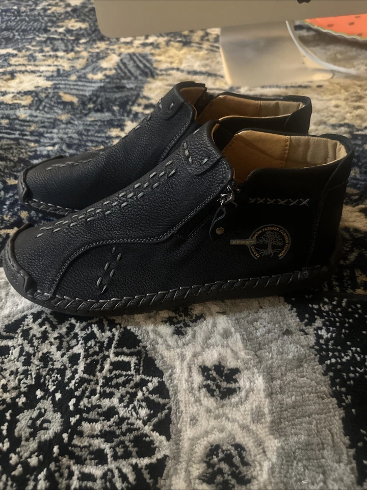 Handmade Leather Shoe For Men Zipper - Image 4 of 4