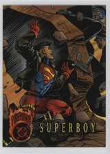 1996 Fleer DC Outburst: Firepower Superboy #56 0t2