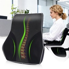Lumbar Support Pillow for Office Chair Car Back Support Cushion,Memory Foam L...