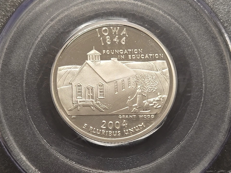 2004-S Iowa Statehood Quarter Silver Proof PR69DCAM PCGS Graded 25C - Image 2 of 4