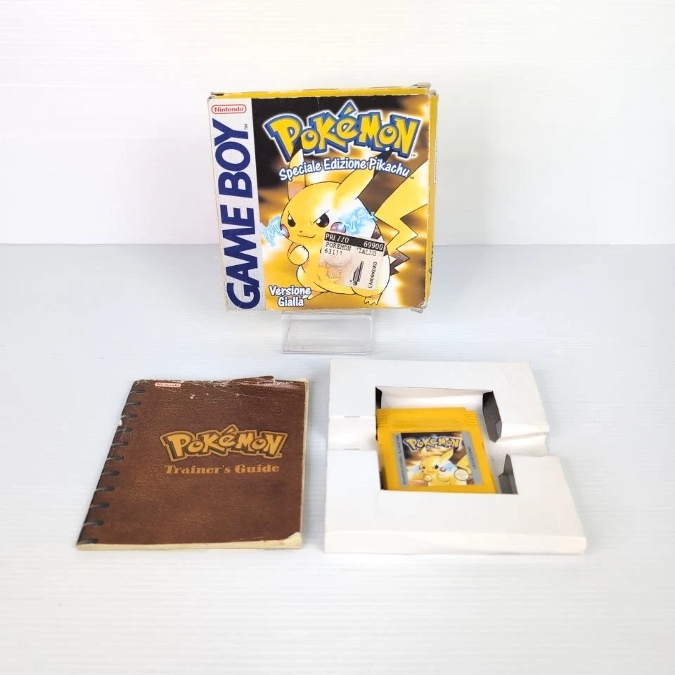 Solo Box Per Pokemon Giallo Game Boy: Custodia Art Game Italiana Vuota