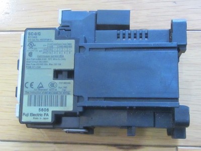 FUJI ELECTRIC 4GCOFO TYPE SC-O/G CONTACTOR TYPE 24V COIL 3PH 5HP! MINT & COOL!