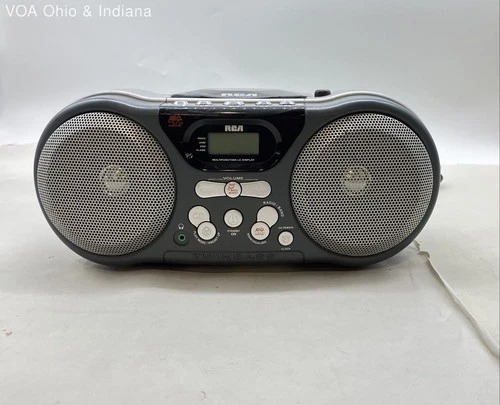 Vintage RCA RCD148 Portable CD Player AM/FM Radio Boombox Twin Bass Tested