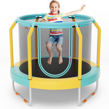 Giantex 48" Trampoline for Kids, Toddler Trampoline with Safety Enclosure Net, M