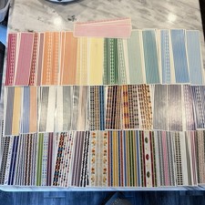 Creative Memories Great Lengths Border Stickers Lot Of 160 Sheets Mostly New 