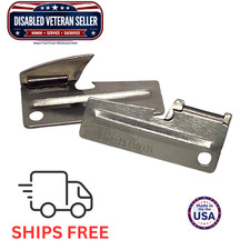 TWO (2) ORIGINAL MILITARY ISSUE P38 CAN OPENERS USA MADE BY US SHELBY CO