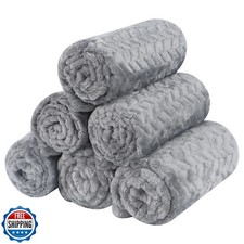 BVAGSS 6 Pack Small Dog Blanket, Super Soft Warm Pet Cover Blankets, Wheat Ea