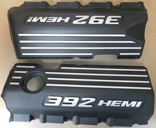Mopar 0503838081ad Ltrt 392 Hemi Valve Covers Gen Iii V8 Black Plastic Pr