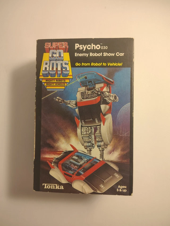 Super GoBots «Психо» #030 Tonka Bandai 1984 Enemy Robot Show автомобиль как новый в коробке - Изображение 4 из 4