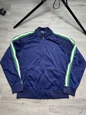 Polo Ralph Lauren Vintage Track Jacket Men  s Size Large Polyester Full Zip