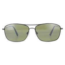 Serengeti Sunglasses Corleone 8565 Dark Gunmetal Mineral Polarized 555nm Green