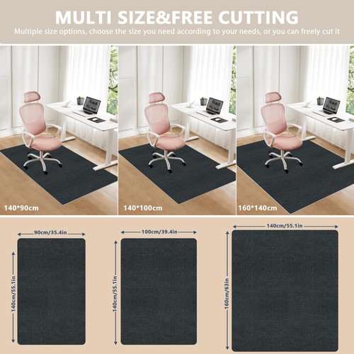Office Chair Mat for Hardwood & Tile Floor,Home Carpet,55"x35" Computer Gamin... - Picture 4 of 7