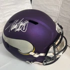 Adrian Peterson Autographed Full Size Vikings Replica Helmet (Beckett COA)