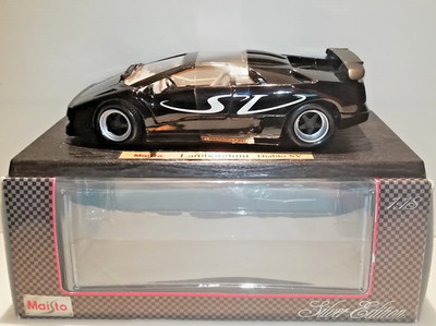 Rarität Maisto 1:18 Lamborghini Diablo SV Silver Edition Die Cast Metal 32844