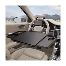 2-in-1 Car Steering Wheel Tray  Back Seat Table with Phone Holder   Heigh